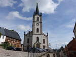 Wildenfels, neugotische evangelische Kirche, erbaut von 1866 bis 1869 (13.08.2023)