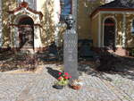 Hohenstein-Ernstthal, Karl May Denkmal am Neumarkt (16.09.2023)