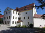 Limbach-Oberfrohna, Rittergut am Rathausplatz, erbaut von 1570 bis 1700, heute Rathaus (16.09.2023)
