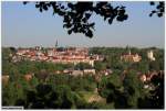 Wenn man an der Autobahnabfahrt Hohenstein-Ernstthal die A4 verlsst und hinunter ins Muldental fhrt, bietet sich einem dieser Blick auf die Stadt Waldenburg.