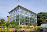 Groes Tropenhaus des Botanischen Gartens Halle (Saale).