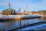 Salinemuseum in Halle (Saale) im Winter.