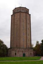 Der Wasserturm Sd am Lutherplatz in Halle/Saale.