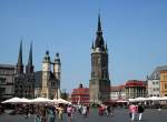 Der Marktplatz in Halle/S.