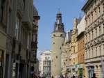 Der Haller Leipziger Turm am 21.08.14