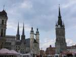 Die Haller Marktkirche und der Rote Turm (21.08.14)