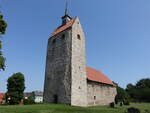 Winterfeld, evangelische Kirche, sptromanischer Feldsteinbau des 13.