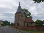 Bonese, evangelische Kirche, sp�tgotische Feldsteinkirche, restauriert 1904 (20.06.2026)