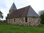 Cheine, evangelische Dorfkirche, sp�tmittelalterliche Feldsteinkirche, erbaut 1522 (20.06.2026)