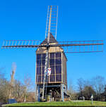 Schmidt-Mhle in Brehna, ein Wahrzeichen des Ortes.