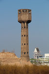 Ehemaliger Wasserturm auf dem heutigen Areal des Chemieparks in Bitterfeld im Mrz 2014