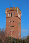 Wasserturm Zerbst, Magdeburger Strae, im Mrz 2014