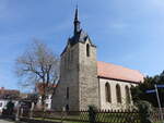 Hadmersleben, evangelische Kirche zu unseren lieben Frau, erbaut im 15.