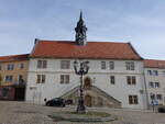 Wanzleben, Rathaus am Markt, erbaut 1705 (09.08.2025)