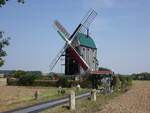 Eimersleben, historische Bockwindmhle, erbaut 1848 (15.08.2025)