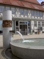 Haldensleben, Brunnen am Marktplatz (08.07.2012)