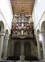 Klosterkirche Hamersleben, barocke Orgel von 1688 (08.07.2012)