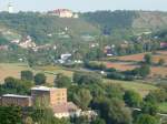 Freyburg (Unstrut) - Blick auf die Neuenburg - vorn die Mhle im OT  Zeddenbach - Foto vom 19.09.2009