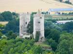 Sdroute der Strae der Romanik: Burg Saaleck im Sden von Sachsen-Anhalt.