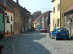 Laucha - Untere Krautgasse - Blick Richtung Stadt - Aufnahme vom 30.03.2004