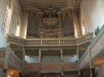 Laucha an der Unstrut - Blick auf die berhmte Eiffert-Orgel der Kirche St.