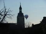 Laucha an der Unstrut - Ballonfahrt - 29.08.2007 -  Gerammt   