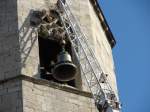 Laucha an der Unstrut - Markt - Glockenaufzug - Die erste Glocke mit ca.