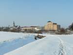 Laucha an der Unstrut - Blick von der Hirschrodaer Strae - 14.02.2010