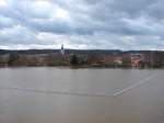 Laucha an der Unstrut - im Hochwasser jetzt  Laucha am See  - 28.02.2010