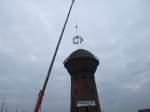 die Laterne kurz vor der  Hochzeit  am 28.4.09  www.wasserturm-halberstadt.de