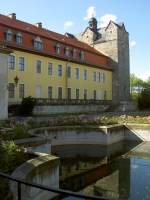 Schloss Ballenstedt mit Grabmal von Albrechts des Bren (30.09.2012)