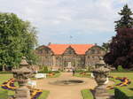 Das kleine Schloss in Blankenburg gesehen vom Schlogarten am 19.