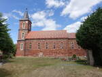Mangelsdorf, evangelische Kirche, romanische Saalkirche erbaut um 1200 (06.07.2025)