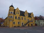 Sandersleben, Rathaus am Ernst Thlmann Platz (13.04.2025)