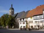 Sangerhausen, Marktplatz mit St.