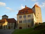 Querfurt, Burg mit Frstenhaus und Marterturm, erbaut Anfang des 13.