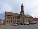 Knnern, Rathaus am Markt, erbaut 1862 (13.04.2025)