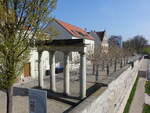 Bernburg, Denkmal in der Wachgasse in der Talstadt (14.04.2025)