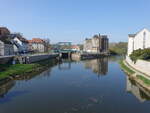Bernburg, Wasserkraft Saalemhle und Schleuse (14.04.2025)