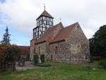 Mllendorf, evangelische Kirche, Feldsteinbau aus dem 12.