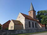 Stegelitz, evangelische Kirche, Feldsteinkirche aus dem 13.