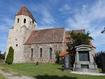 Rochau, evangelische Kirche, Feldsteinkirche von 1205 (12.08.2025)