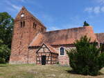 Kr�den, evangelische Kirche, Backsteinkirche aus dem 12.