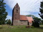 Vielbaum, evangelische Dorfkirche, sp�tromanischer Feldsteinbau aus dem 12.