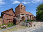 Zedau, evangelische Kirche, Feldsteinkirche, wiederhergestellt 1887 (23.06.2026)