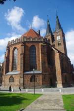 Stendal, Marienkirche, erbaut ab 1420 als spätgotische Hallenkirche (11.07.2012)