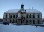 Das Rathaus Magdeburgs, fotografiert vom Alten Markt am 02.01.2009.