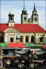 Alter Markt, Rathaus und Johanniskirche (September 2004)