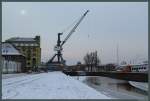 Mehrere alte Speicher im Handelshafen Magdeburg wurden als Brogebude umgebaut.