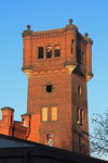 Wasserturm der ehem.Hauptwerkstatt der Kniglichen Eisenbahndirektion Magdeburg in MD-Buckau im Januar 2016